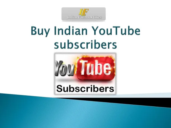 Buy Indian YouTube subscribers
