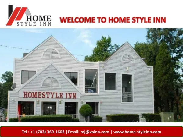 Check in to the Home-Style Inn Manassas VA