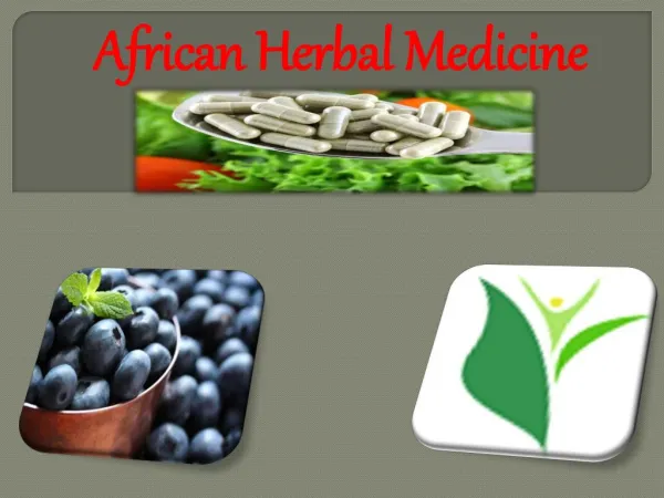 African Herbal Medicine