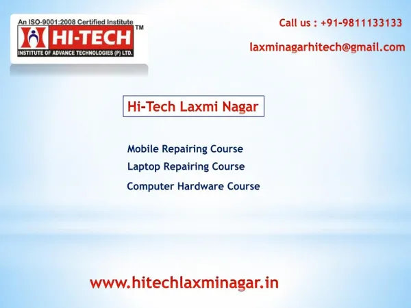 Mobile Repairing Course & Training institute in Laxmi Nagar