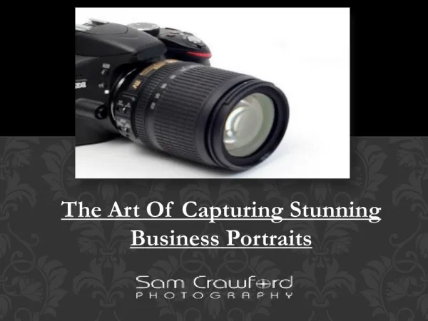 The Art Of Capturing Stunning Business Portraits