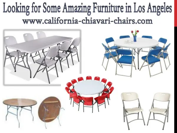 Looking for Some Amazing Furniture in Los Angeles