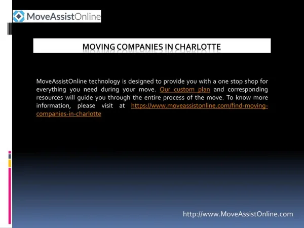 List of Top Moving Companies in Charlotte