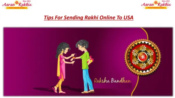 Send Rakhi To USA online