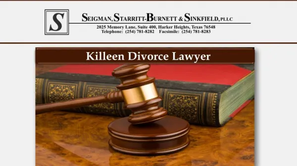 Killeen Divorce Lawyer