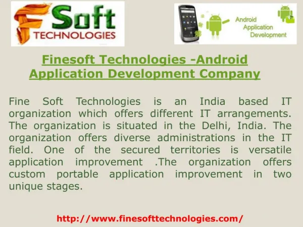 Finesoft Technologies -Android Application Development Company