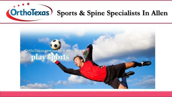 Sports & Spine Specialists In Allen