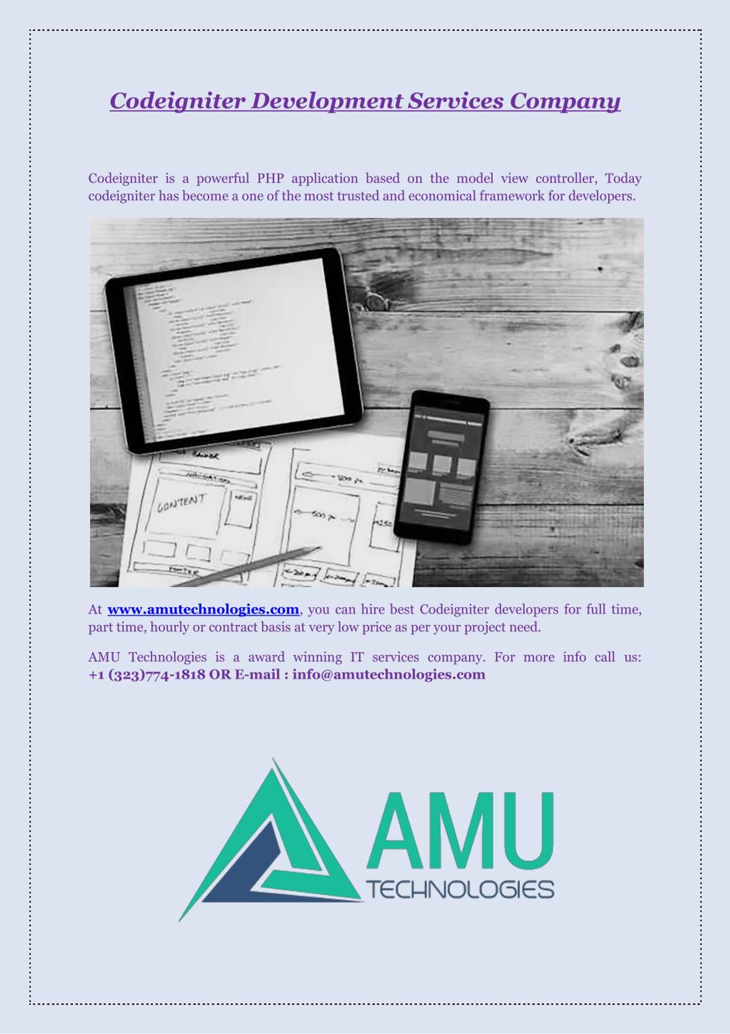 PPT - Codeigniter Development Services Company PowerPoint Presentation ...