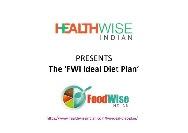 FWI Ideal Diet Plan