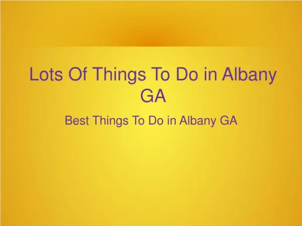 Night Party is The Best Things To Do in Albany GA