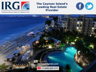 Real Estate Experts in the Cayman Islands - slide 1