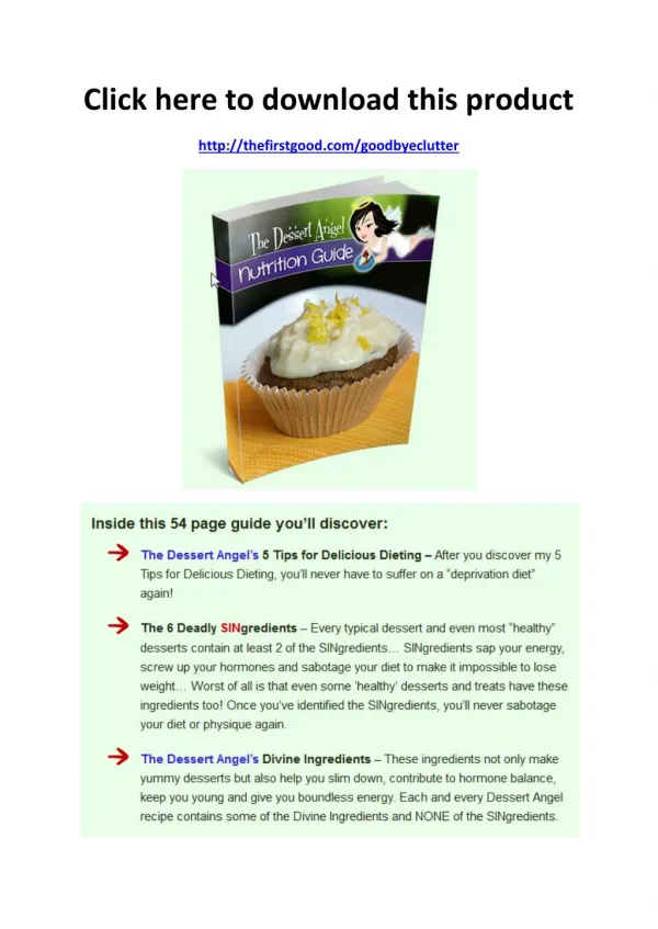 The Dessert Angel Review - Scam or Legit - PDF eBook Download