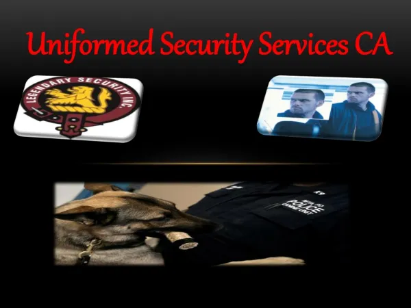 Uniformed Security Services CA