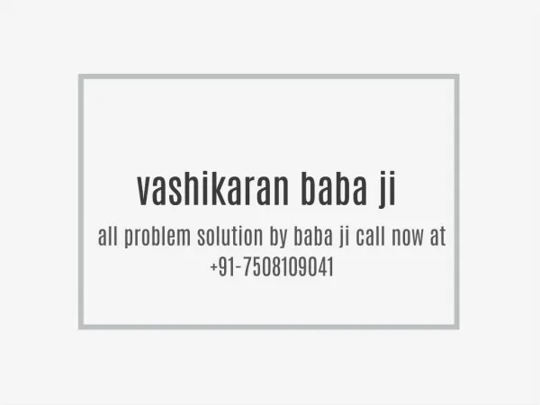 Vashikaran specialist in uk 91-7508109041