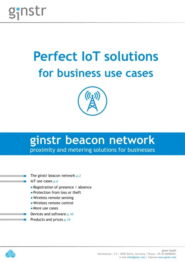 Perfect IoT solutions for business use cases