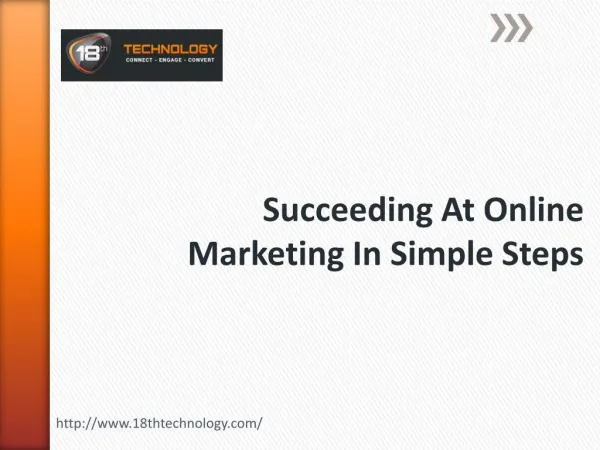 Succeeding At Online Marketing In Simple Steps