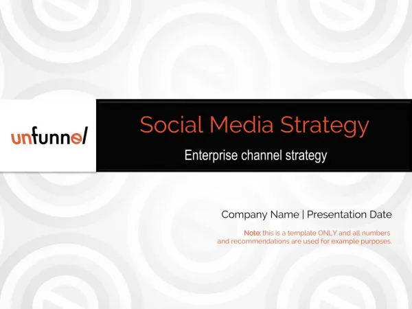 Enterprise Social Media Strategy (free marketing template)