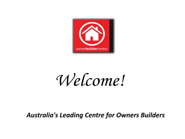 Owner Builders QLD