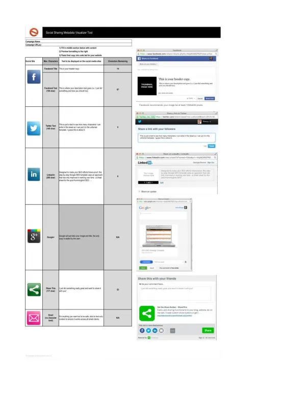 Social Metadata 2014 Visualizer Tool
