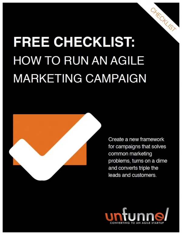 Agile Marketing Campaign Checklist