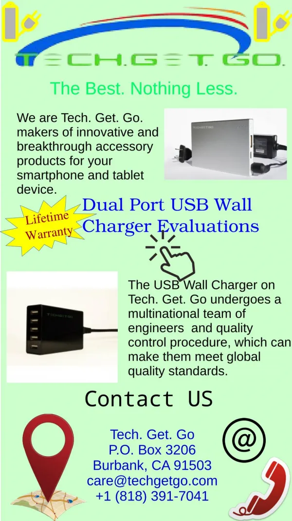 Dual Port USB Wall Charger Evaluations