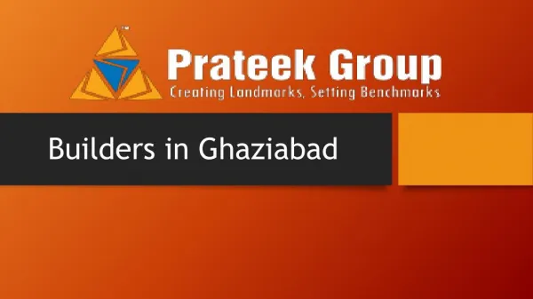 Builders in Ghaziabad | Prateek Group