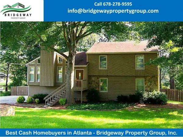 Best Cash Homebuyers in Atlanta - Bridgeway Property Group, Inc.