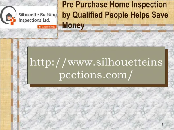 Pre purchase home inspection