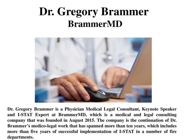 Dr. Gregory Brammer BrammerMD