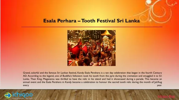 Esala Perhara - Tooth Festival Sri Lanka