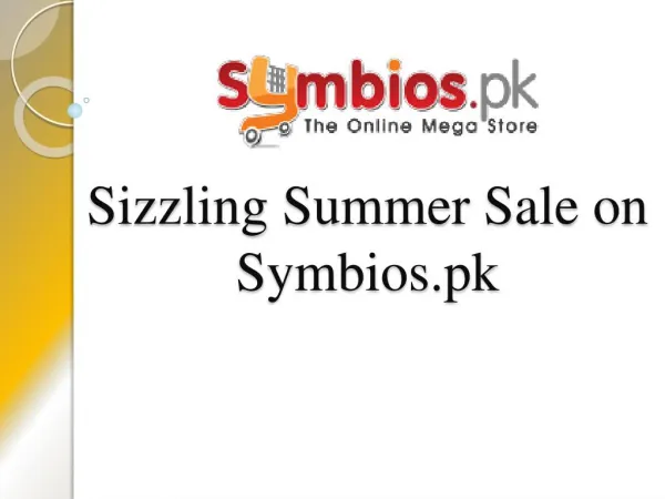 Symbios Brings Summer Sale In Collaboration With Telenor Easypay Starting Rs.1