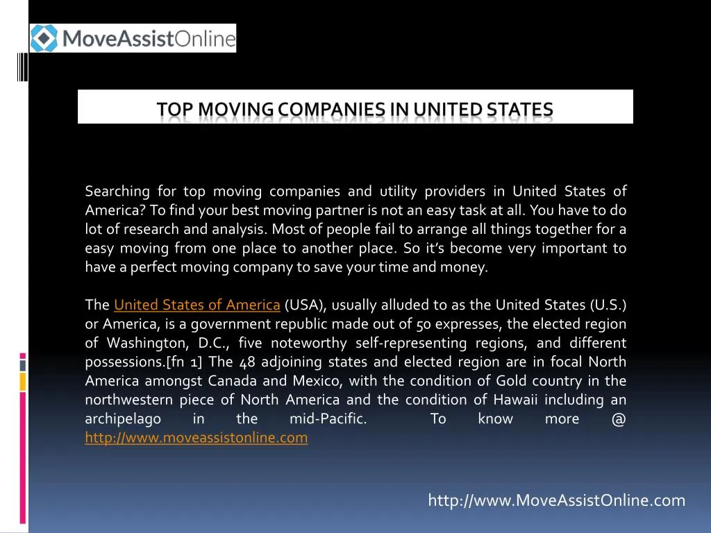 top moving companies in united states