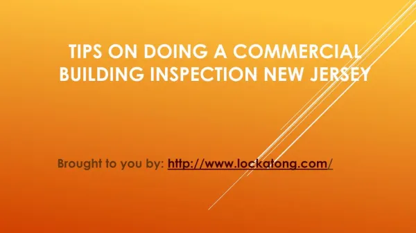 Tips on Doing A Commercial Building Inspection New Jersey