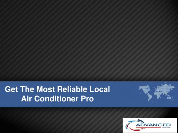 Get The Most Reliable Local Air Conditioner Pro
