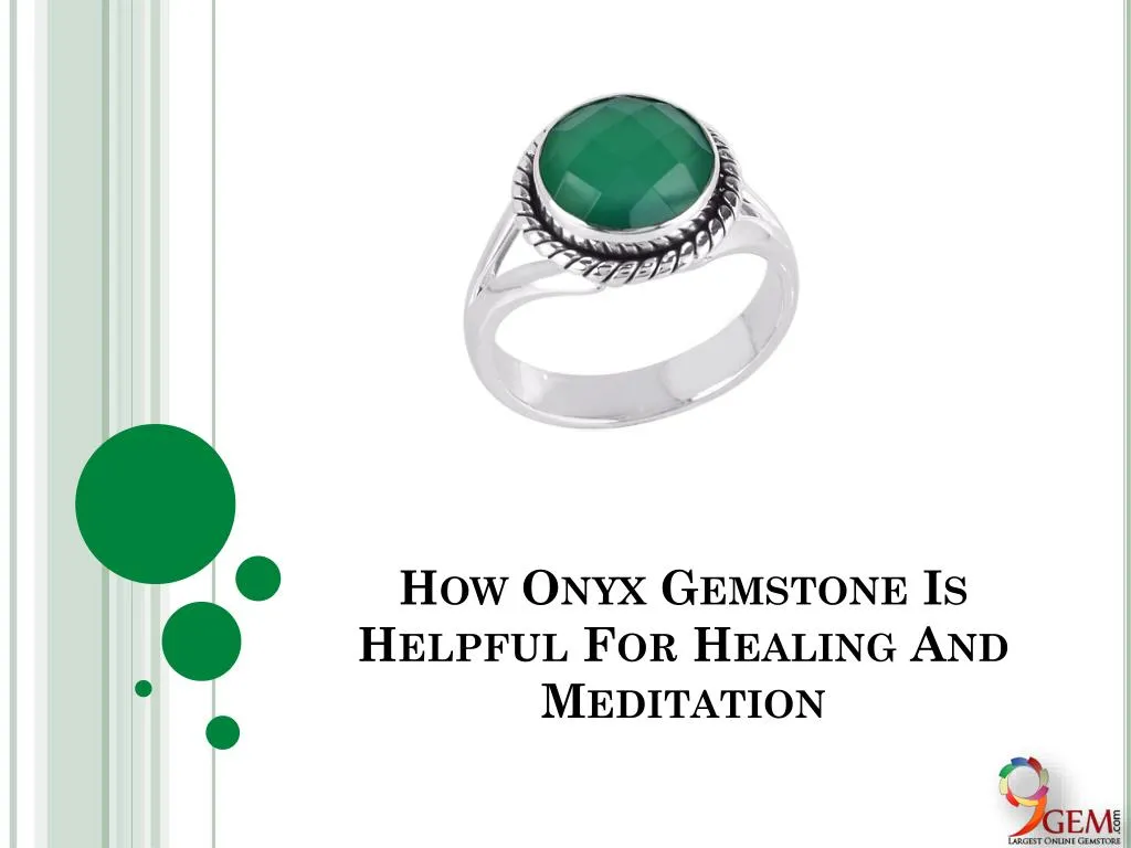 how onyx gemstone is helpful for healing and meditation