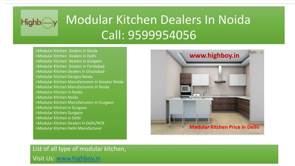 modular kitchen dealers in noida call 9599954056