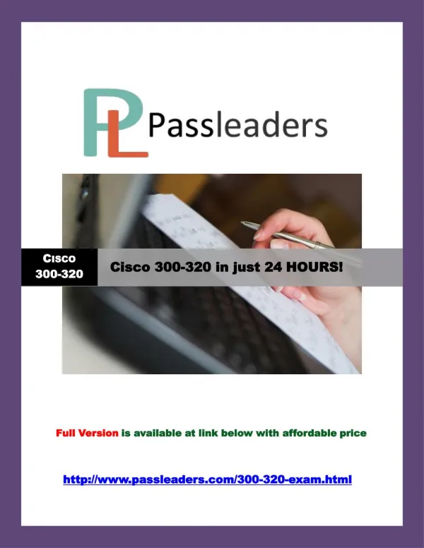 Passleader 300-320 Study Guide