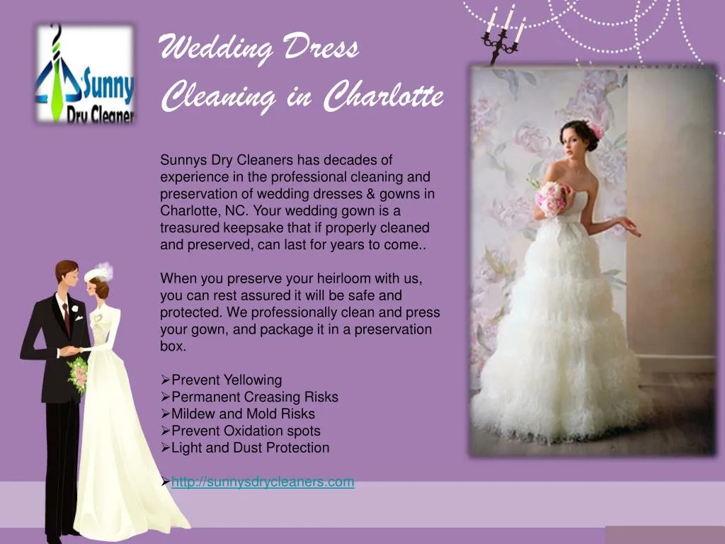 wedding dress cleaning in charlotte