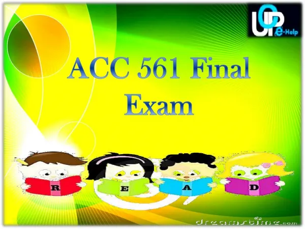 UOP ACC 561 Final Exam Question and Answer | Accounting 561 Final Exam Answer | Uopehelp.com