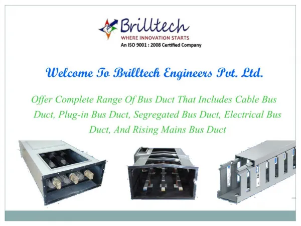 Segregated Bus Duct Manufacturers