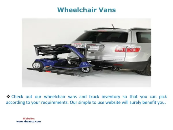 wheelchair vans
