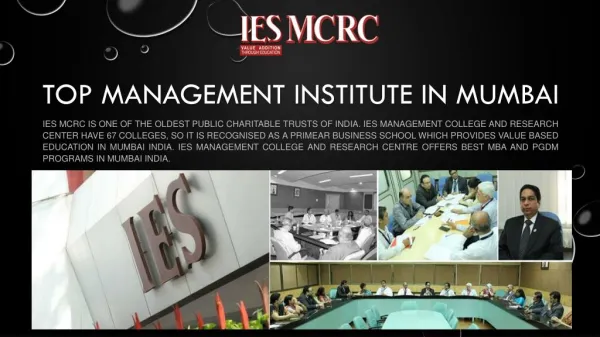 Masters in Marketing Management Program in Mumbai