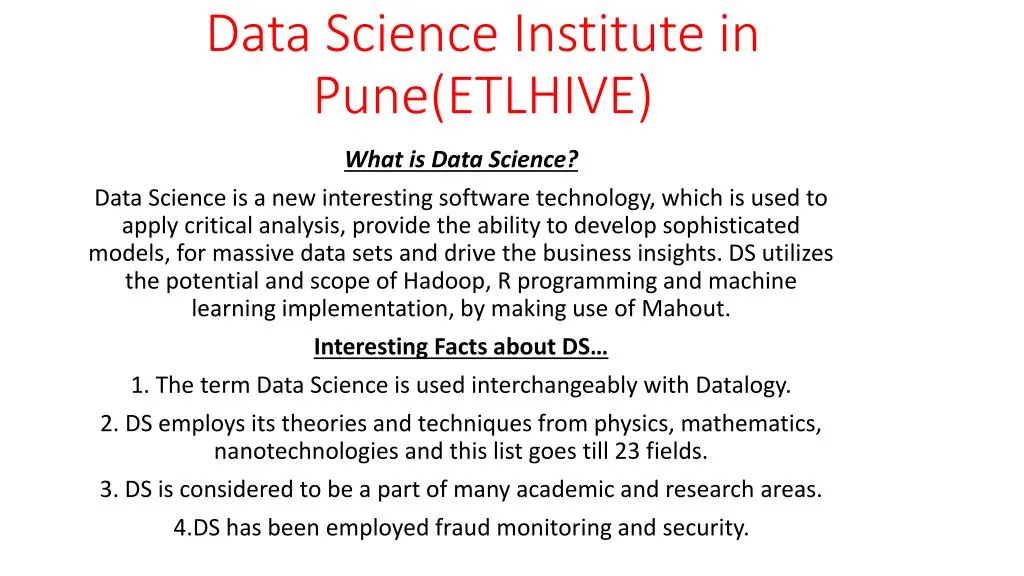 data science institute in pune etlhive