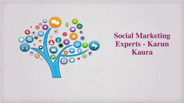 Social Marketing Experts - Karun Kaura