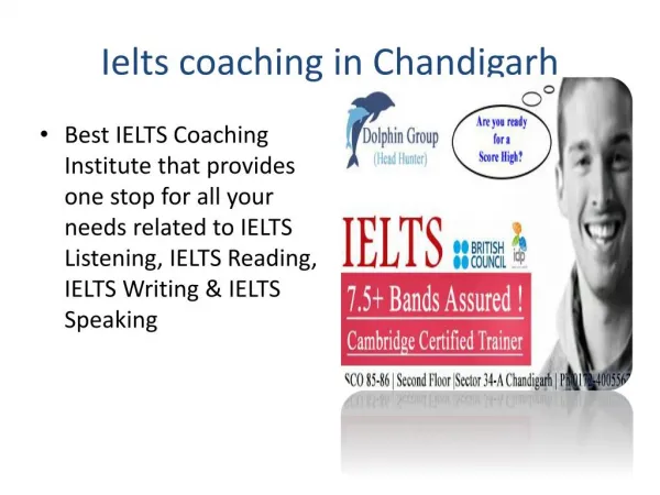 Ielts coaching in Chandigarh