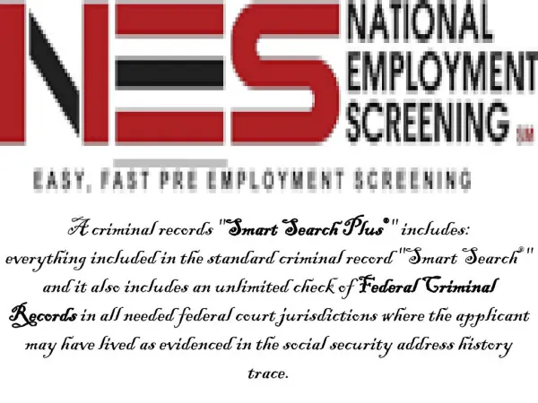 Church Worker Screening- National Employment Screening