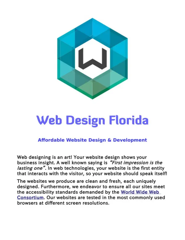 Website Design and Web Development in Jacksonville, Florida