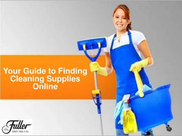 Your Guide to Finding Cleaning Supplies Online