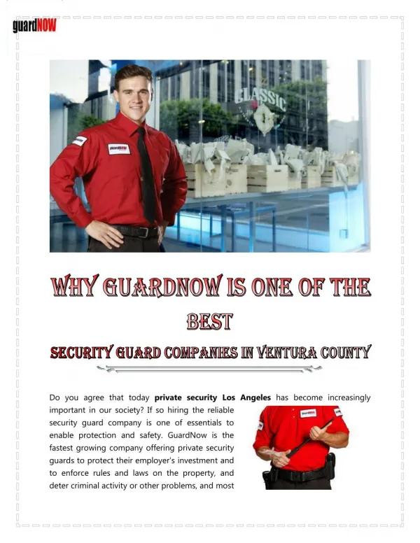 Security Services | Security Services Company