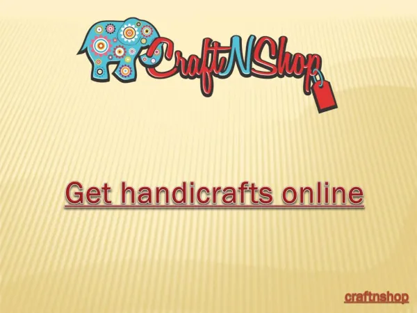 Buy handicrafts online